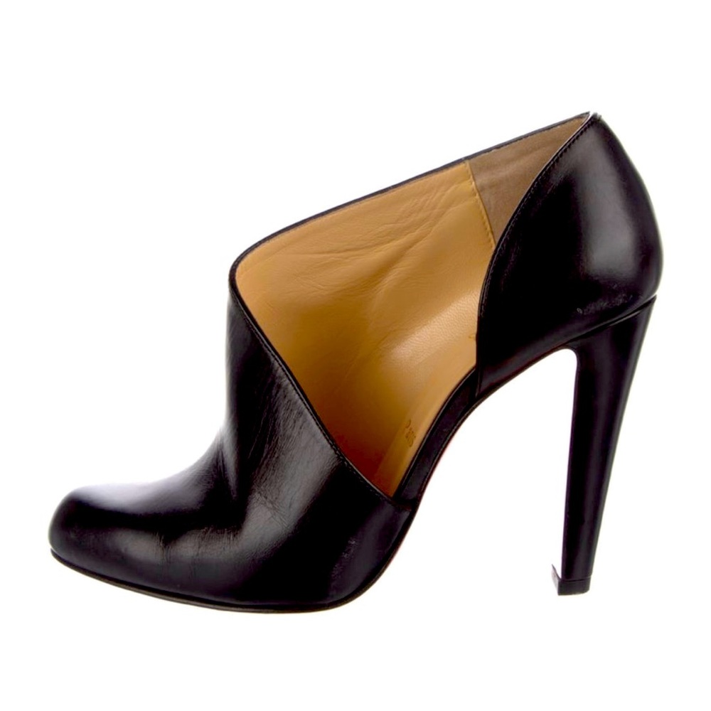 Christian Louboutin D’Orsay Ankle Boot Pumps 7 37 EUC
